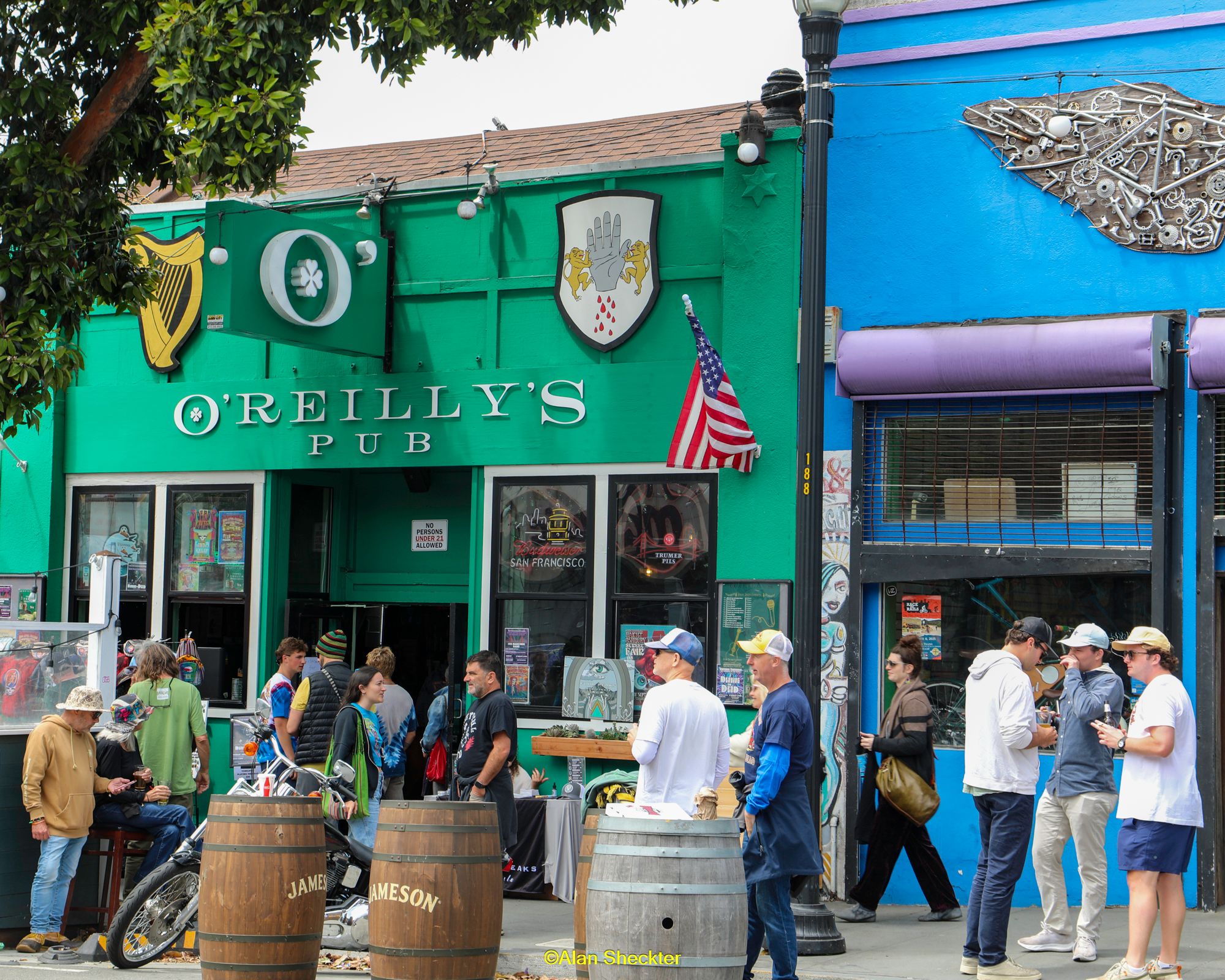 O'Reilly's Pub, on Haight Street, across the street from the east entrance of Golden Gate Park