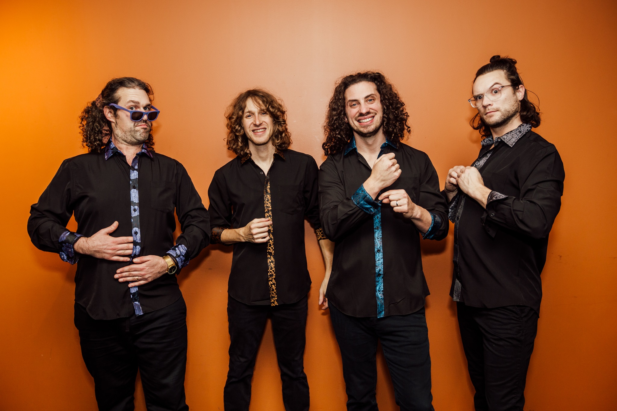 Pigeons Playing Ping Pong (L-R): Ben (bass), Jeremy Schon (vocals, lead guitar), “Scrambled Greg” Ormont (lead vocals, rhythm guitar), Alex “Gator” Petropulos (drums). Photo: Gabriela Barbieri