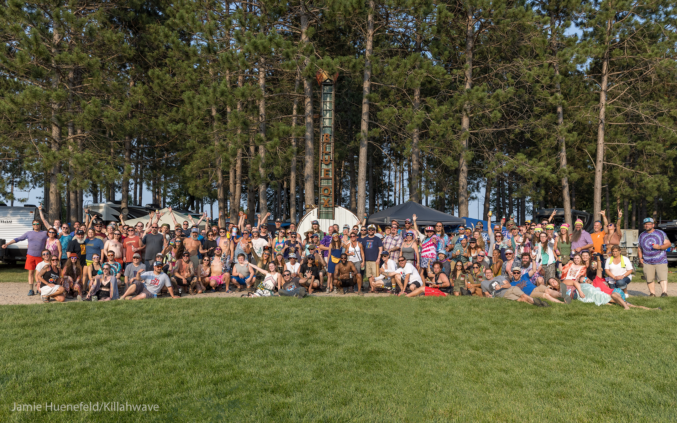 El Goose forum group shot | The Pines Music Park