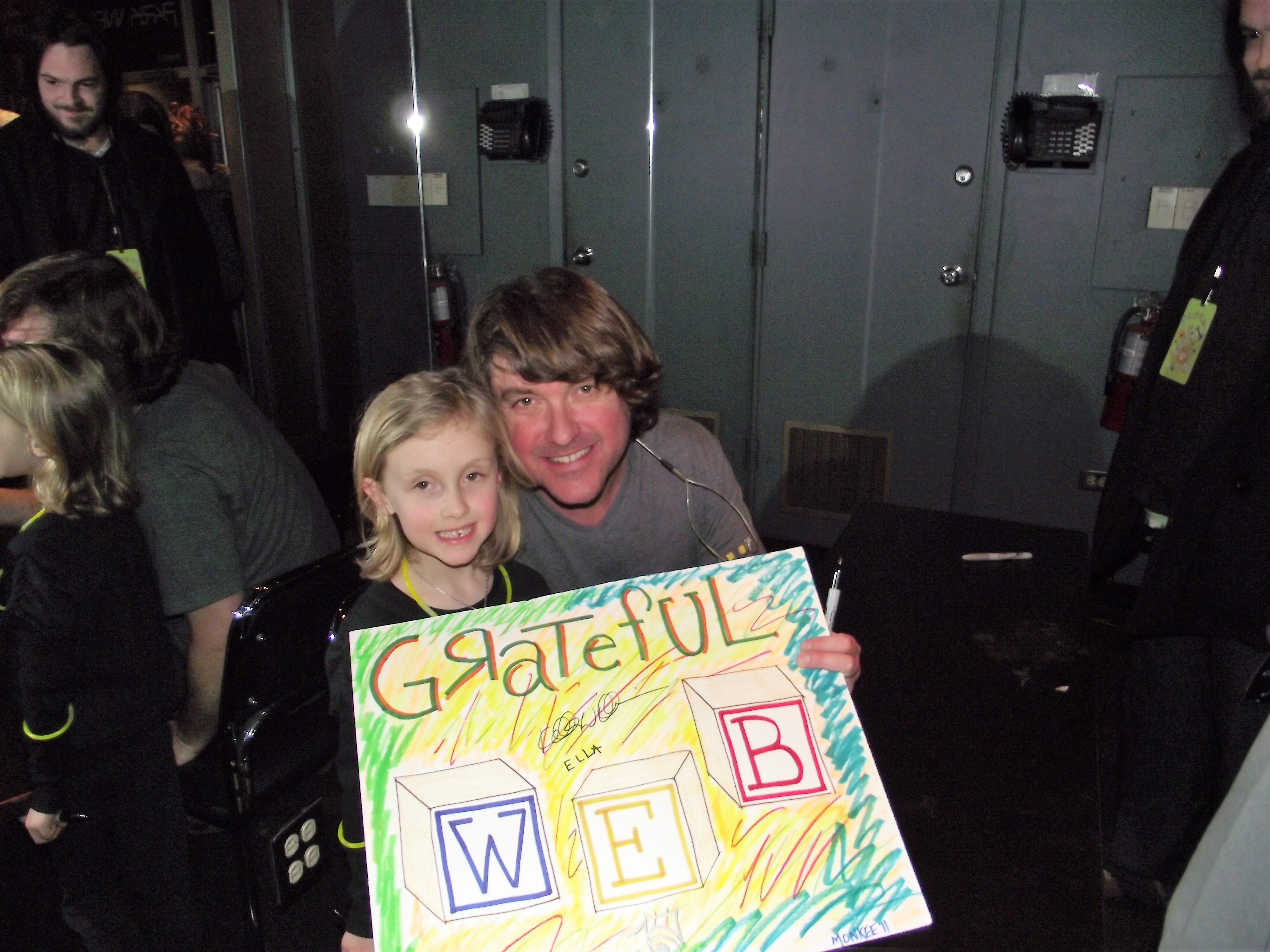 Keller Williams and his daughter, Ella