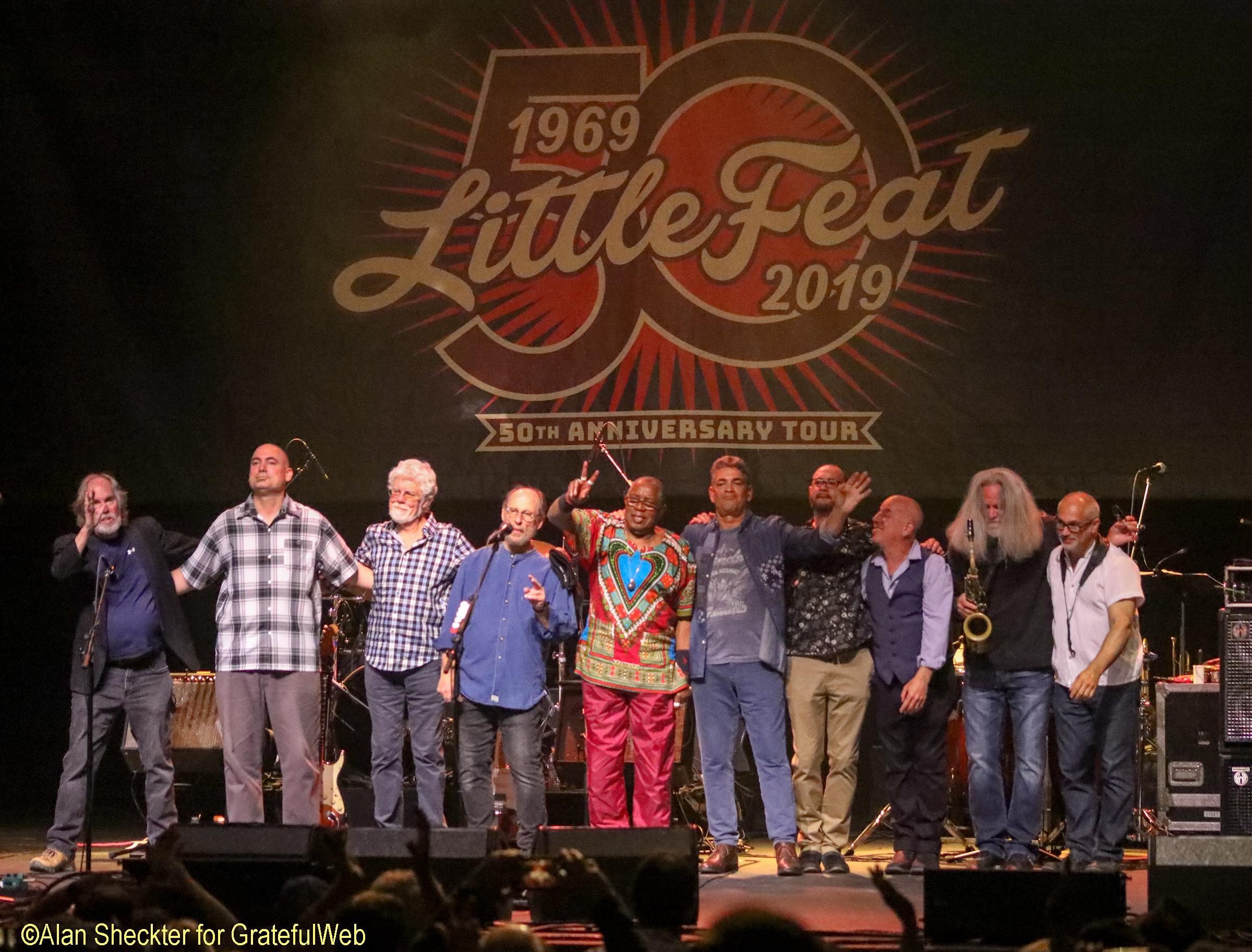 Little Feat 2019 with Paul Barrere | Photo by Alan Sheckter