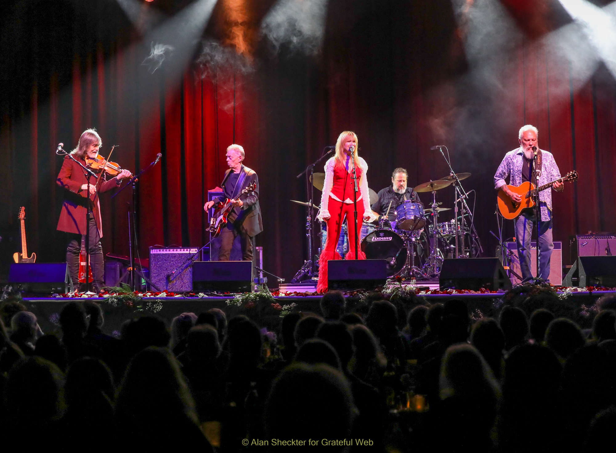 Larry Campbell, Jack, Teresa Williams, Justin, & Jorma