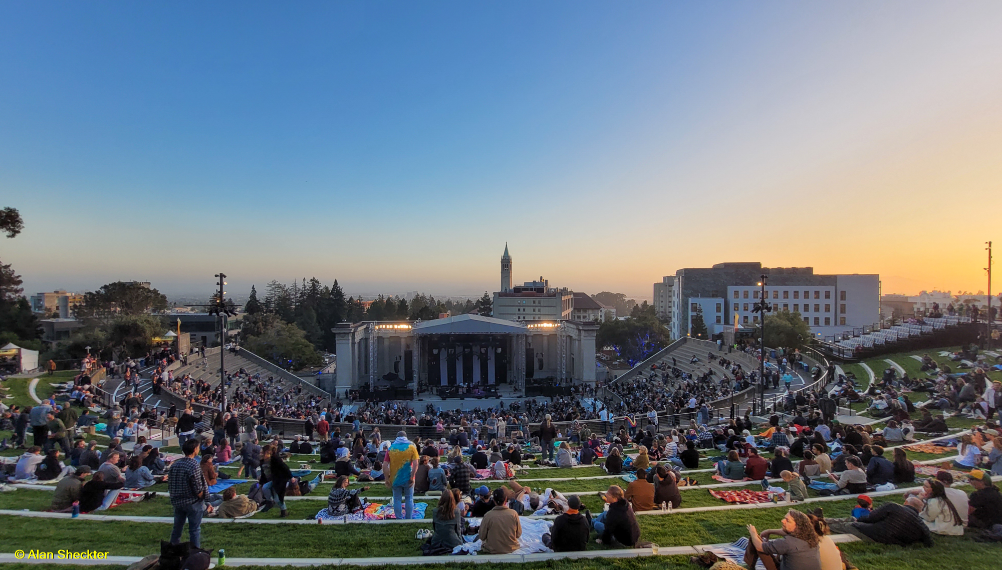 Greek Theatre, during intermission between the bands | Berkeley, CA