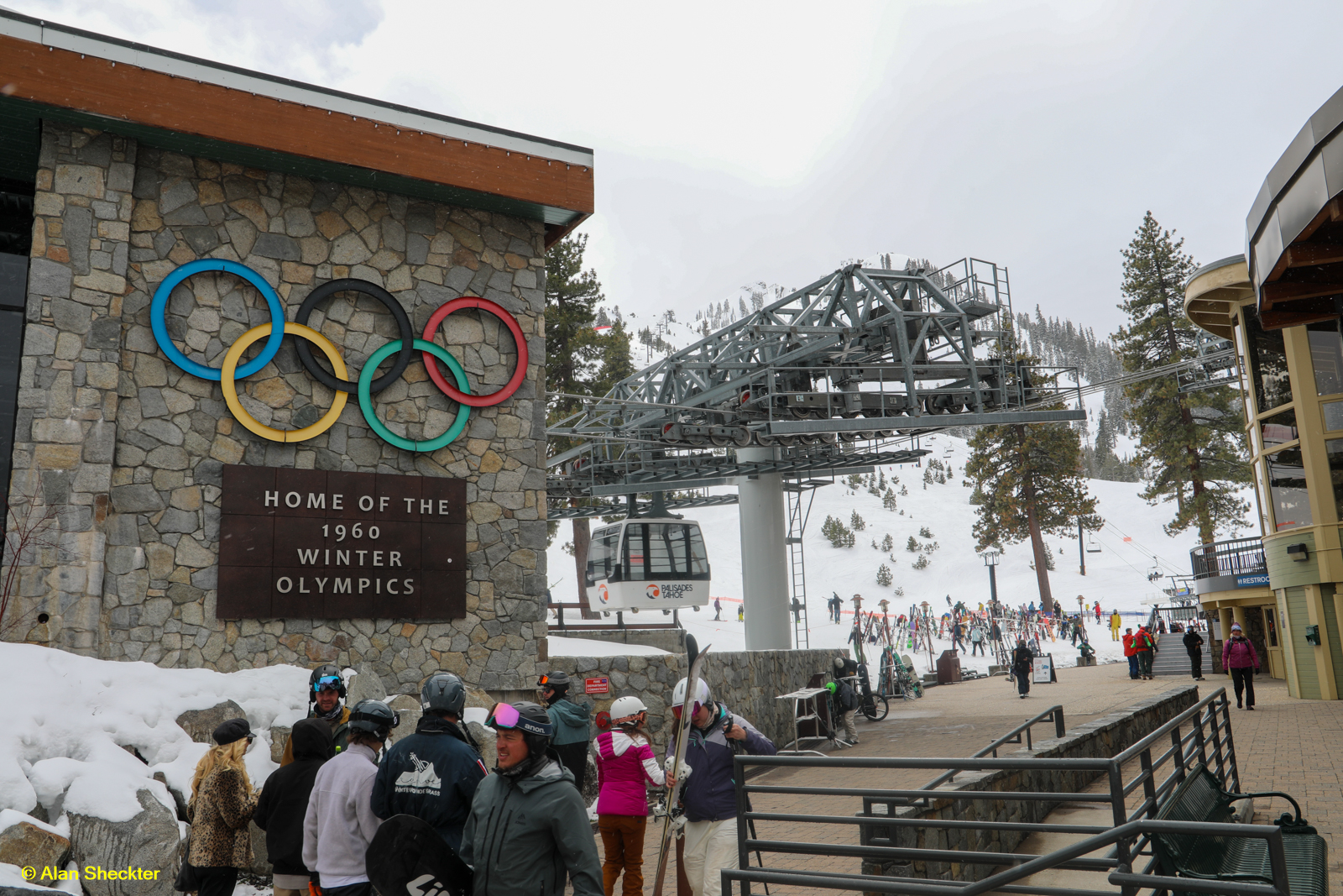 Palisades Tahoe, formerly Squaw Valley, home of the 1960 Winter Olympics