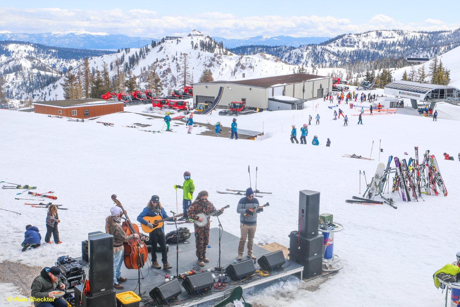 Caltucky “Sittin’ on Top of the World,” at 8,200 feet midday on Sunday