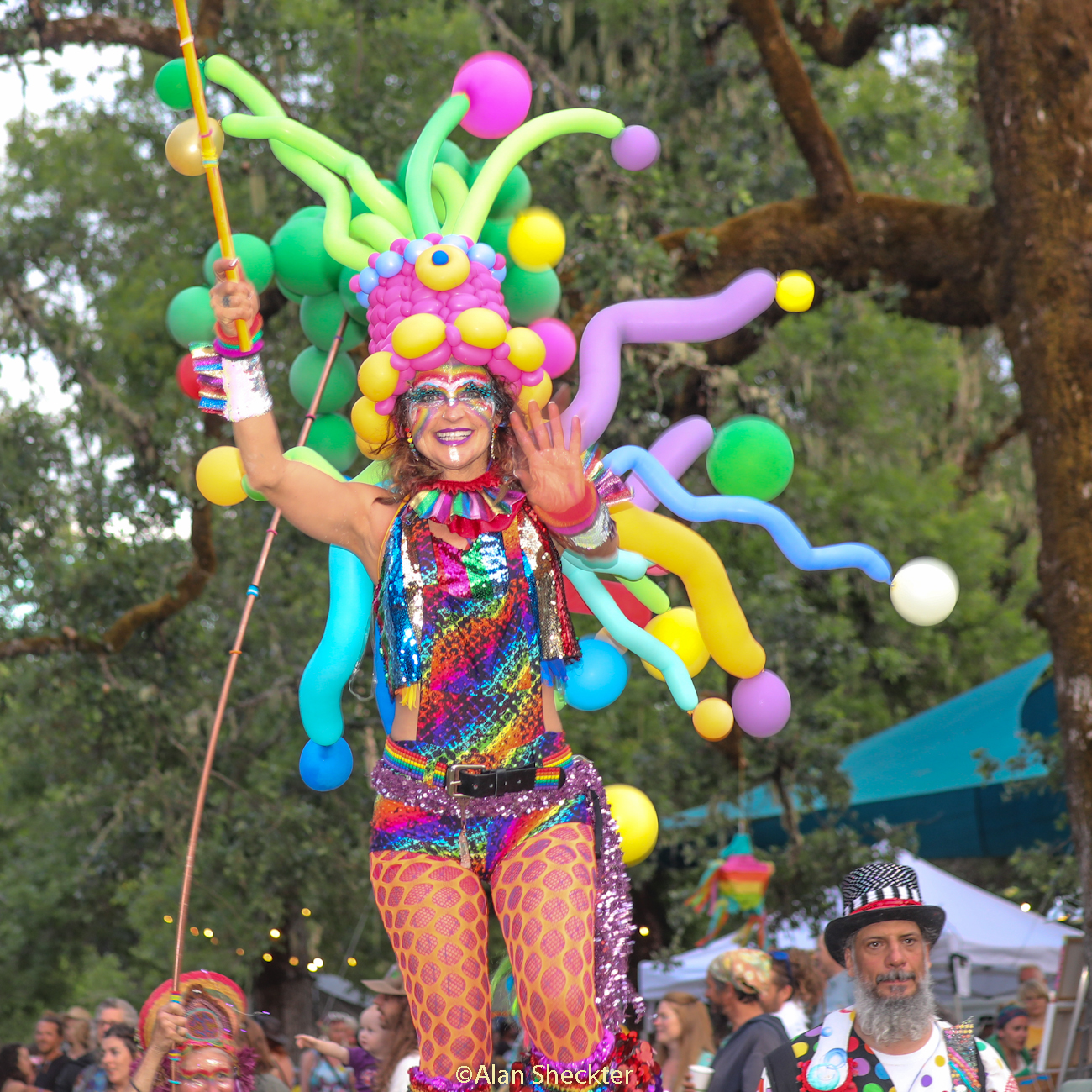 Meghan O’brien led the Big Fun Circus’s activities