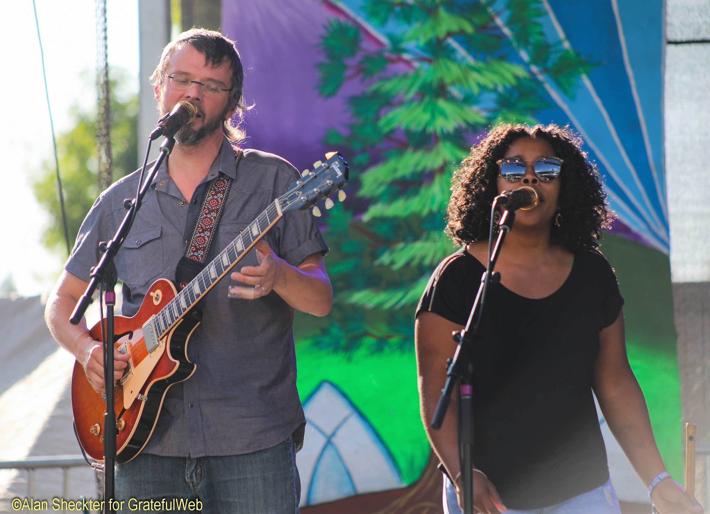 Luther Dickinson and Shardé Thomas of Sisters of the Strawberry Moon