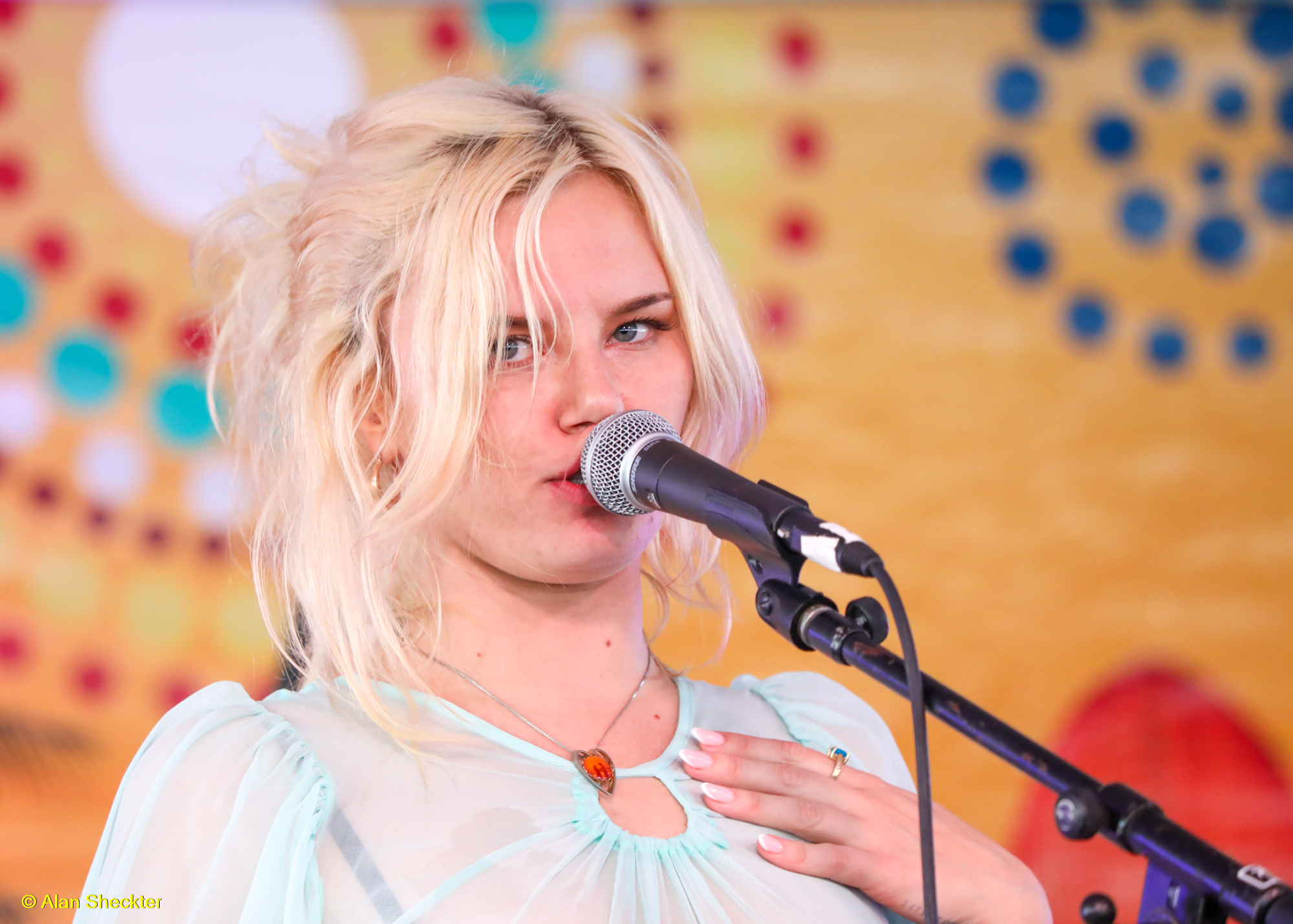Grace McKagen at the Riptide stage on Saturday