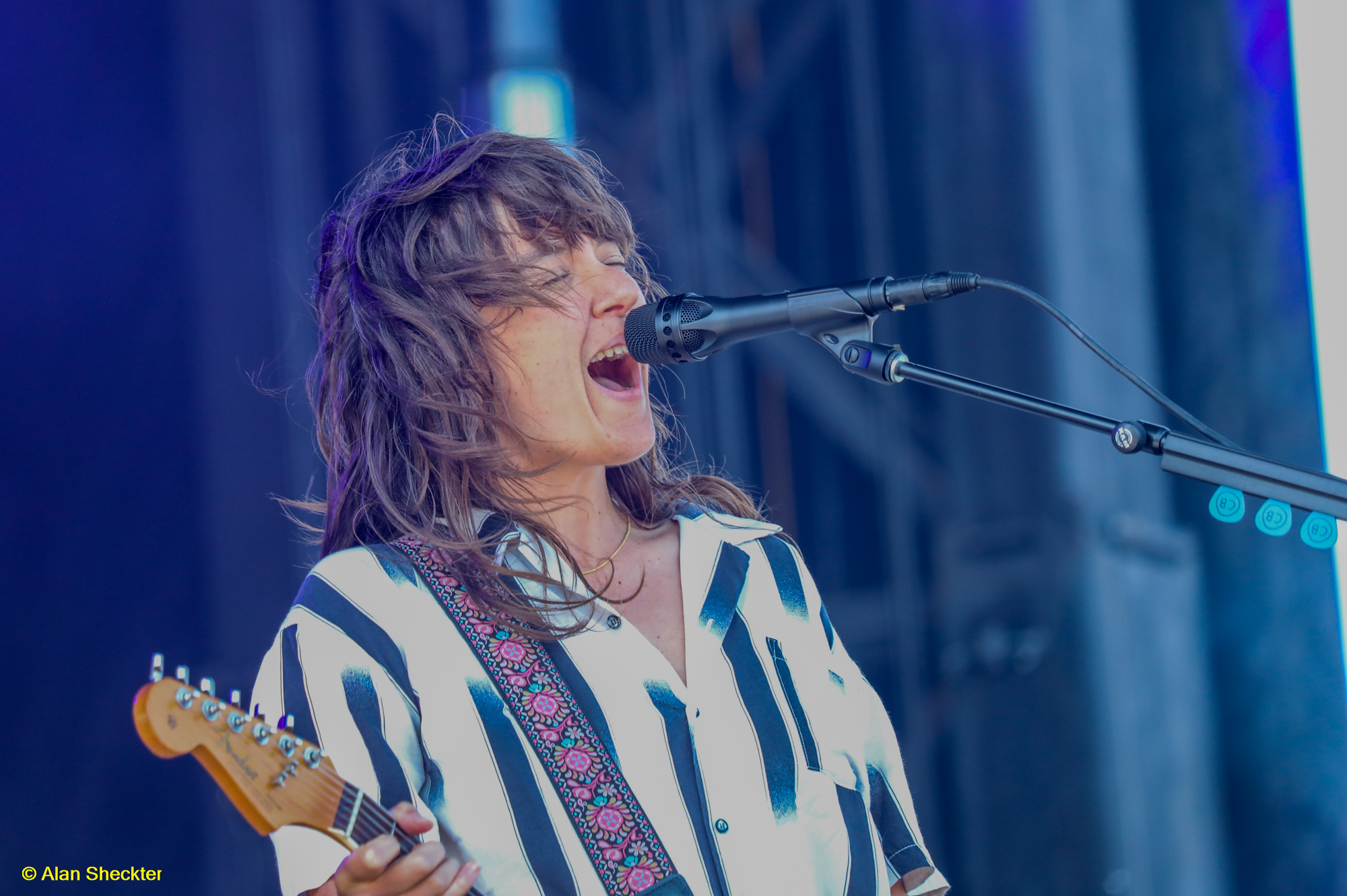 Courtney Barnett, about 90 minutes before Sunday’s proceedings ended due to high winds