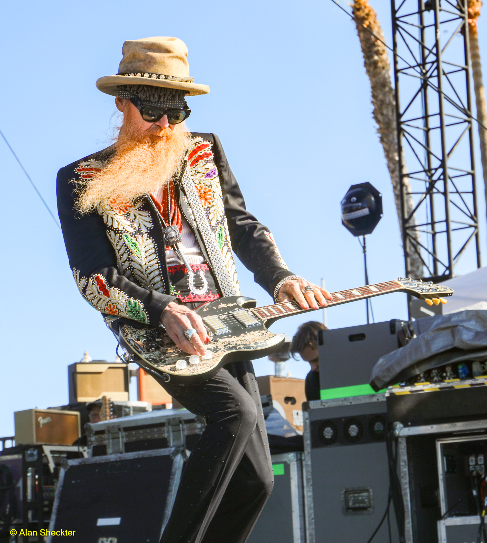 ZZ Top’s lead guitarist Billy Gibbons