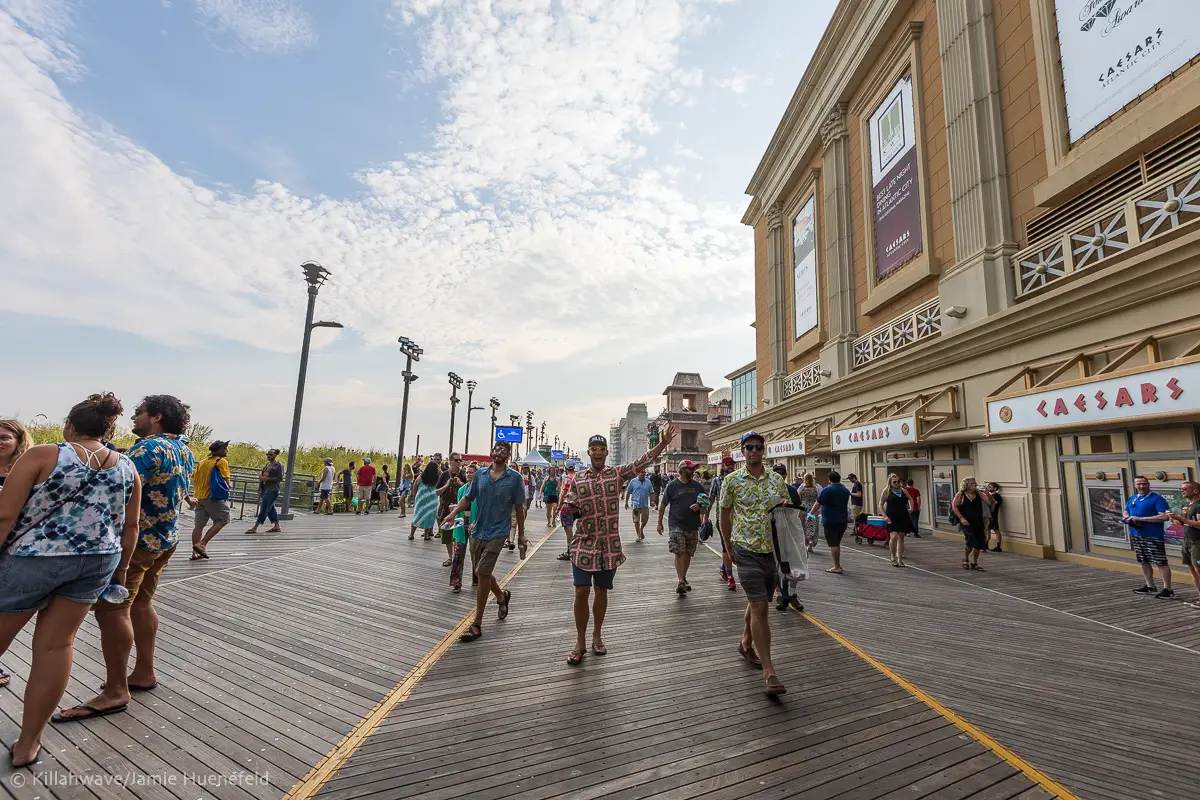 Fans on the Boardwalk | Atlantic City