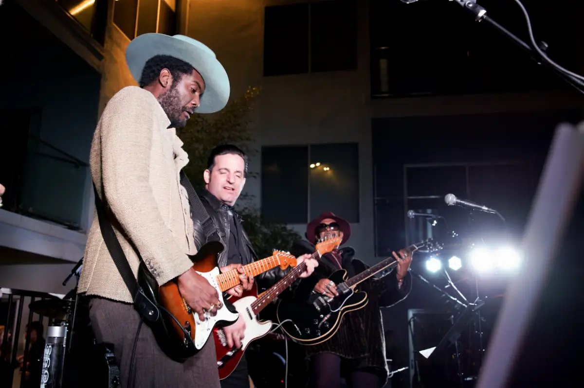 Gary Clark, Jr., and Tangiers Blues Band - photo by Andrew Mason