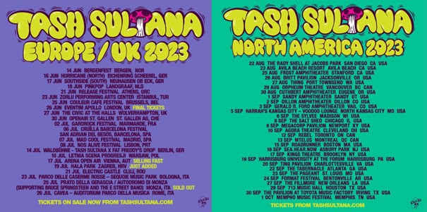 MASSIVE 50-DATE TOUR  ACROSS EUROPE, THE UK, AND NORTH AMERICA