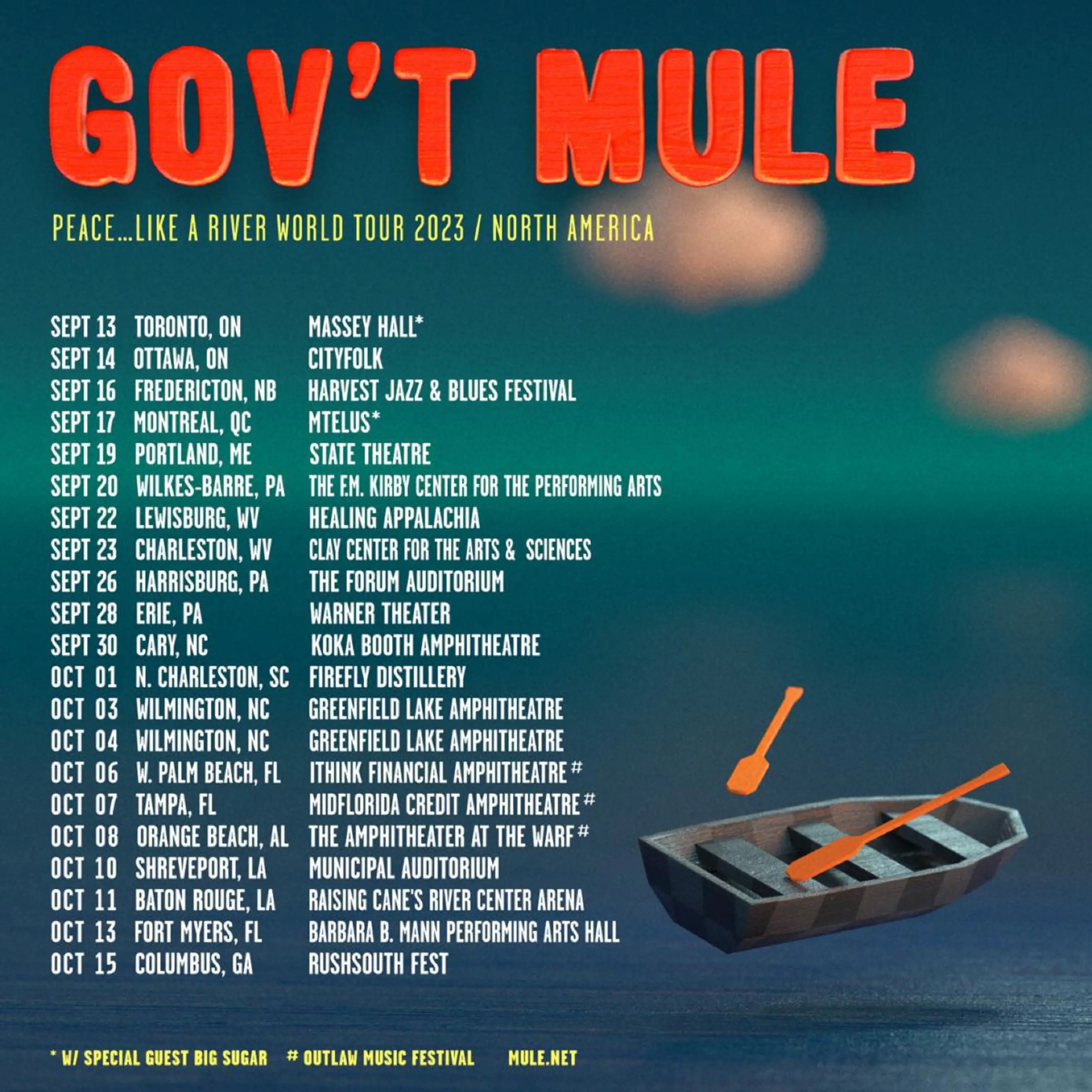 Gov't Mule Fall Tour 2023