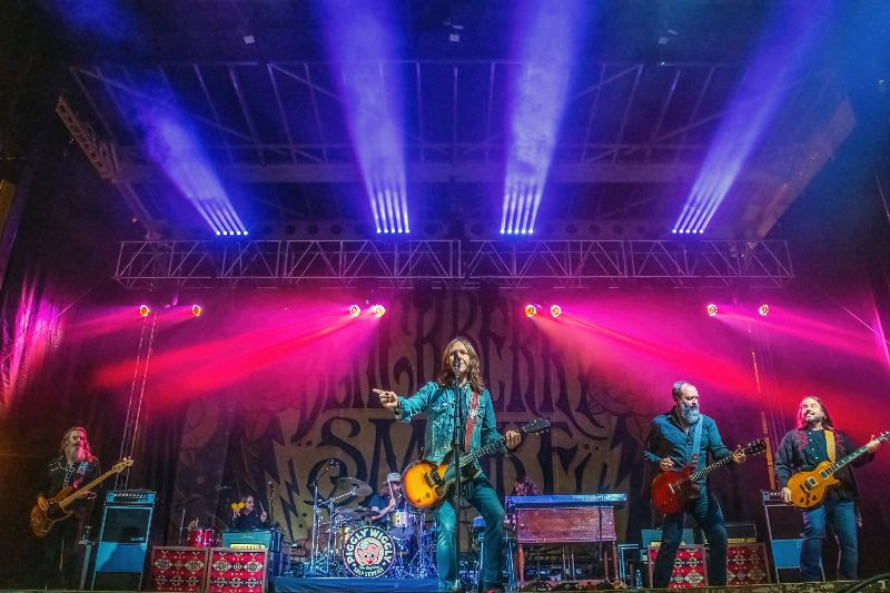 Bristol Rhythm & Roots Reunion headliner Blackberry Smoke performs on the State Street Stage. 