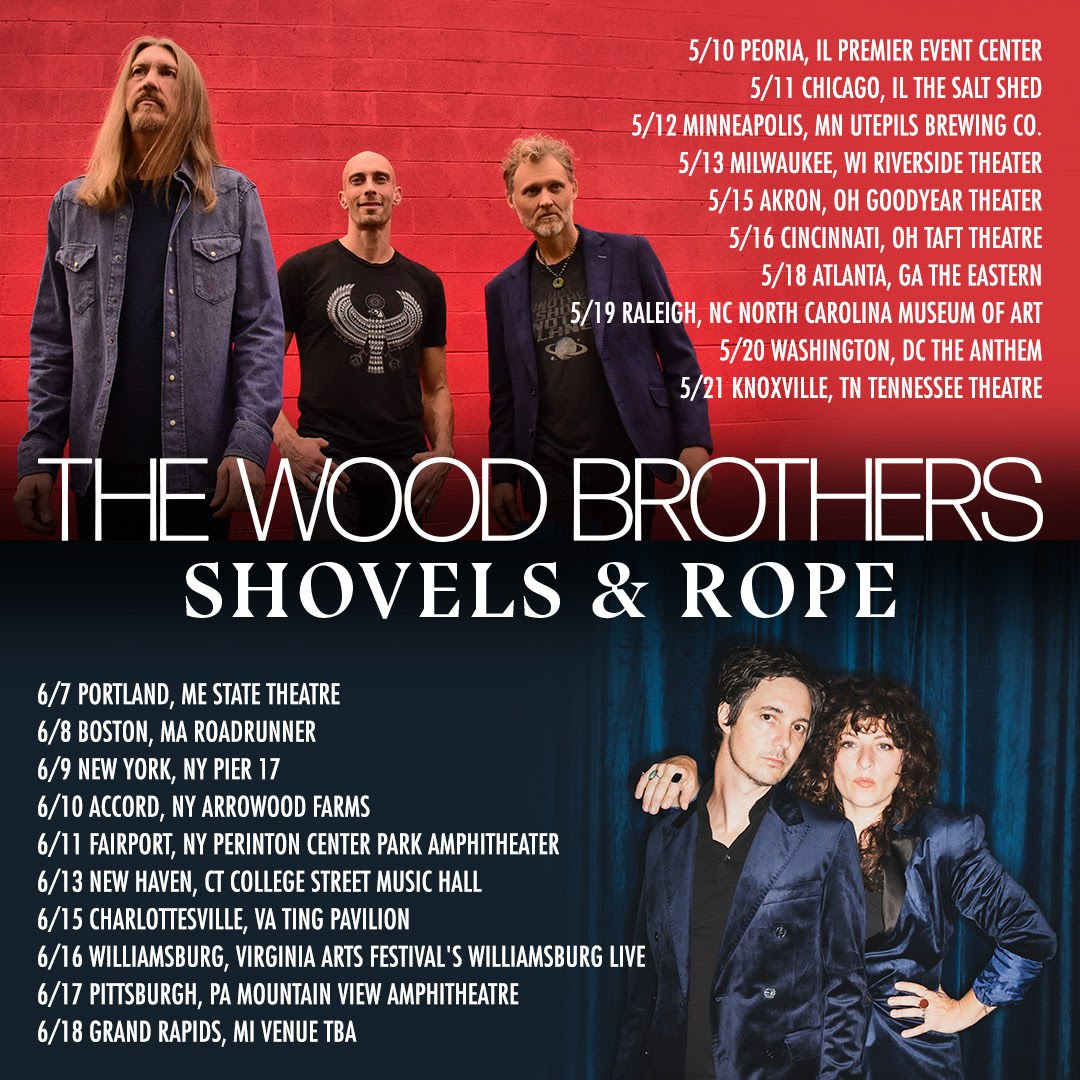 The Wood Bros on tour with Shovels & Rope