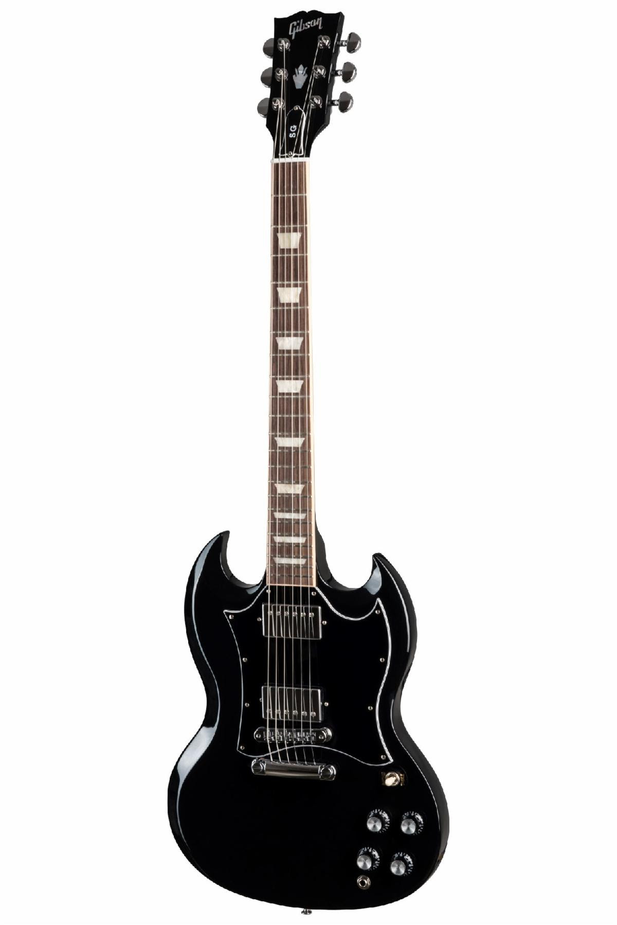 Above: Music fans worldwide can bid on the above Gibson SG Standard guitars which will be signed by the artists backstage at the Back to the Beginning concert.