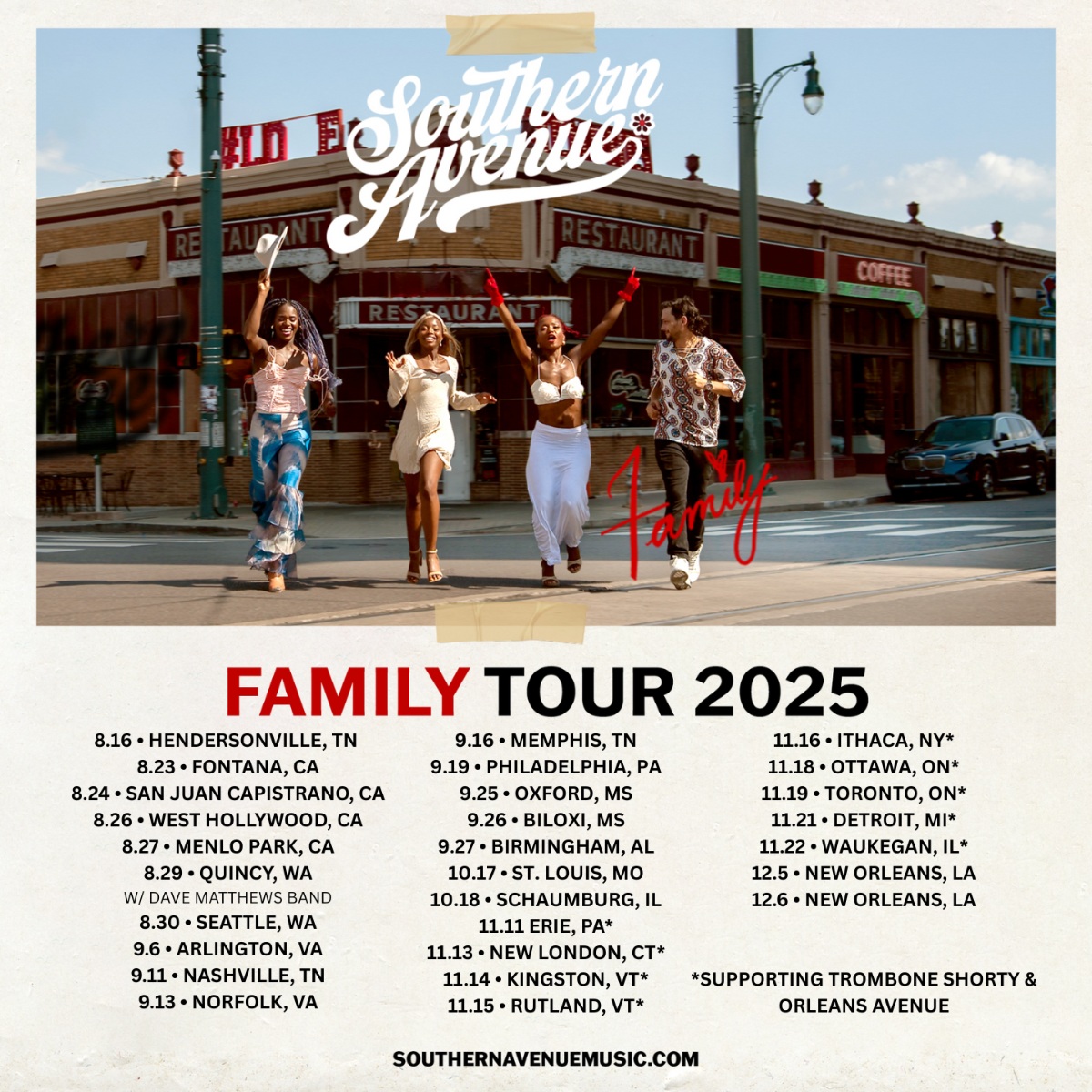 tour dates