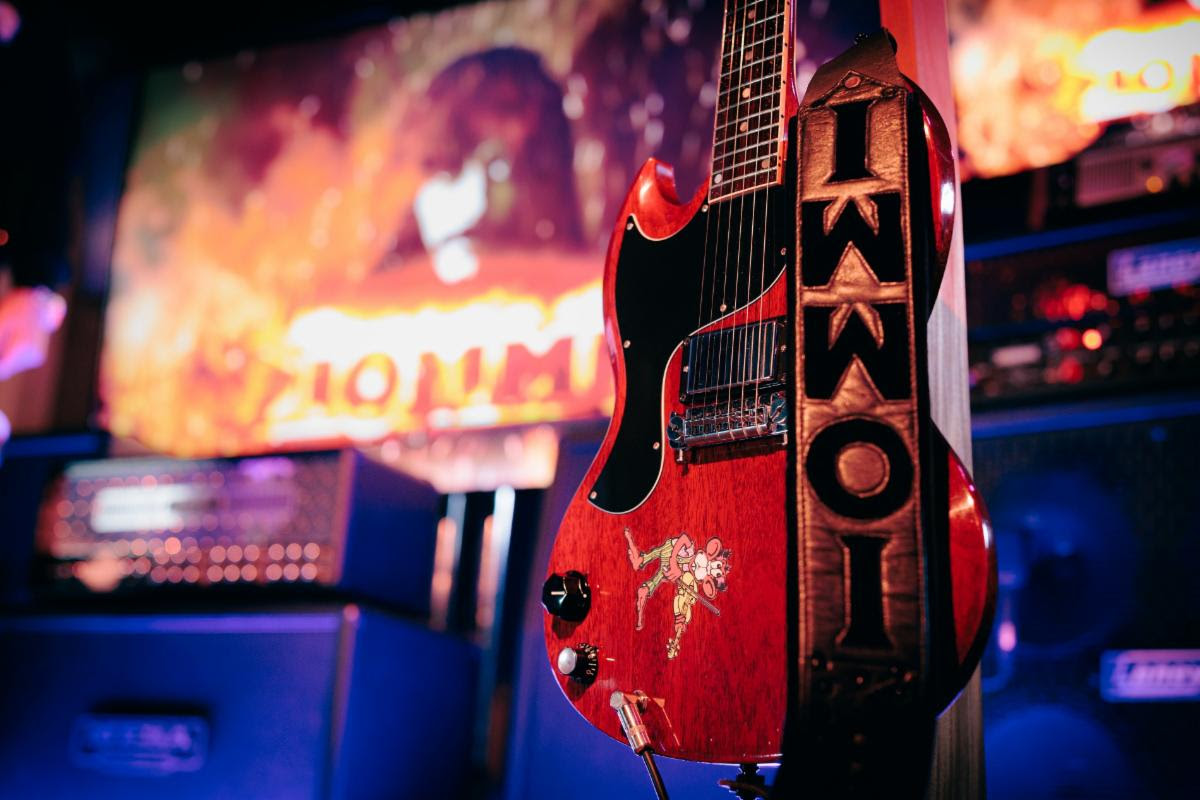Tony Iommi’s world-famous Gibson SG. photo credit: Gibson
