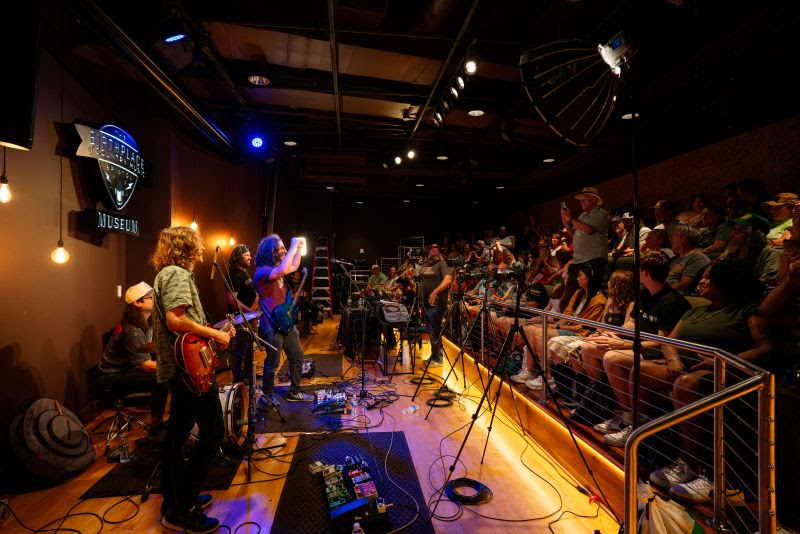 Pigeons Playing Ping Pong performing a Bristol Rhythm & Roots Reunion No Depression Session at the Birthplace of Country Music Museum. © Birthplace of Country Music, photographer: Billie Wheeler