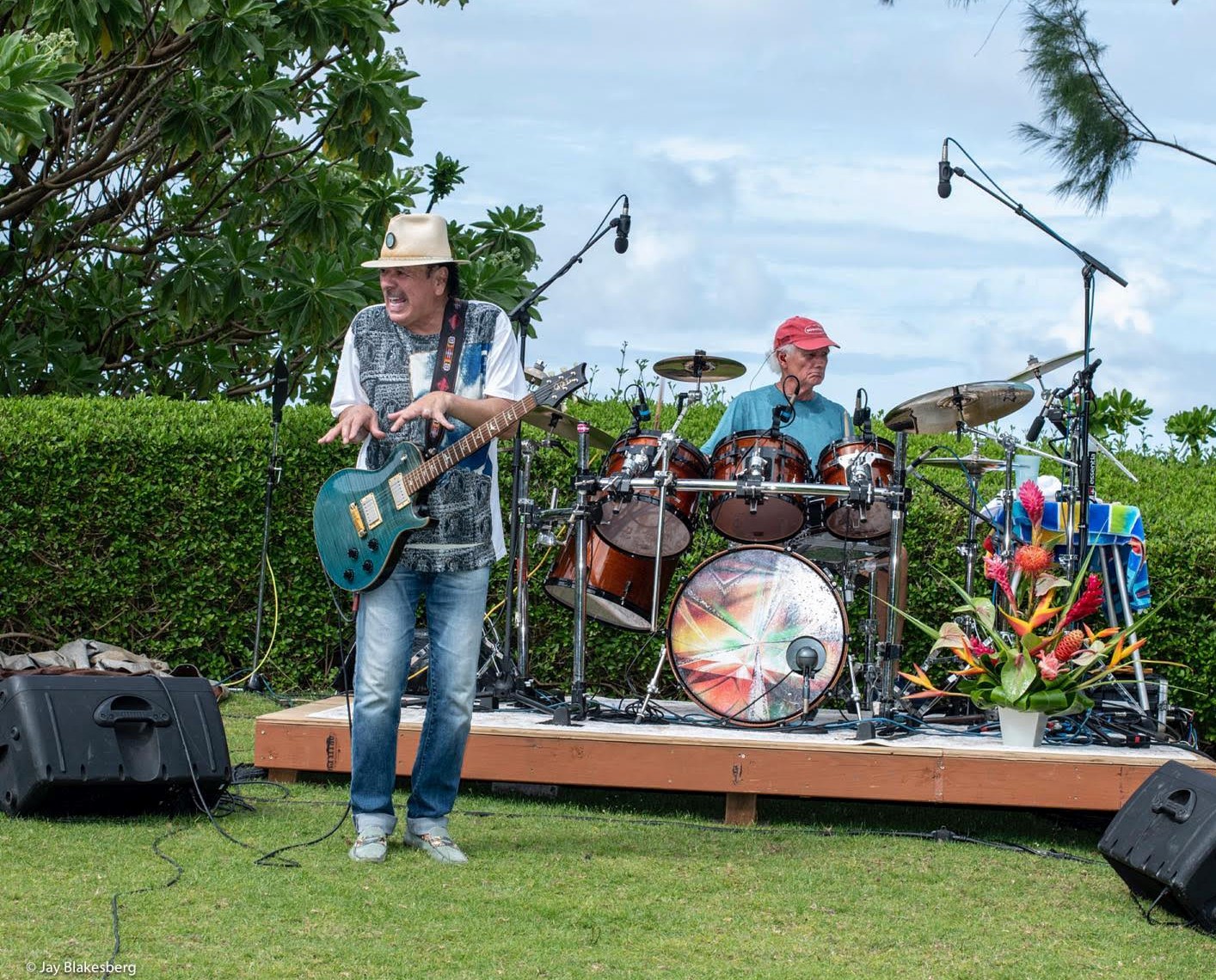 Santana and Billy K - photo credit: Jay Blakesberg Photography