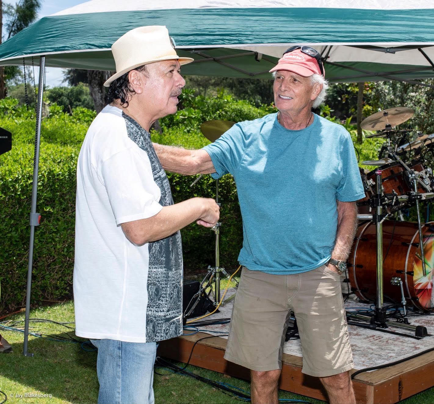 Santana and Billy K - photo credit: Jay Blakesberg Photography