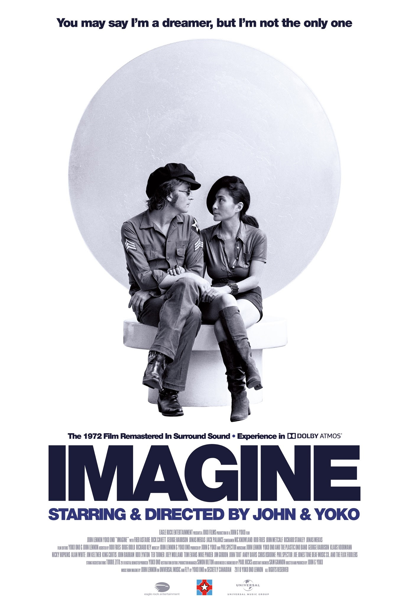 50th anniversary of John Lennon and Yoko Ono’s classic song “Imagine,”