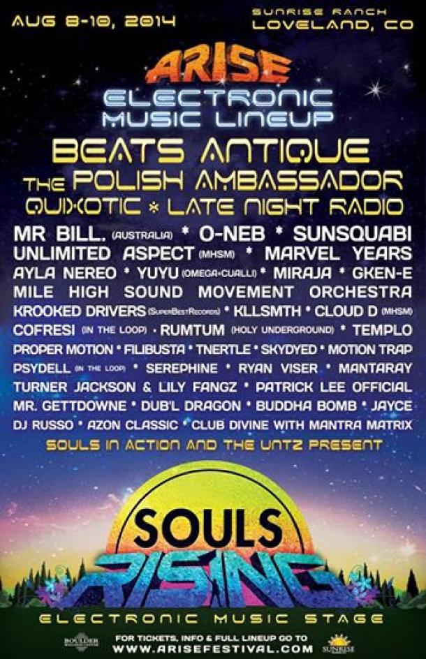 ARISE Music Festival Announces EDM Stage Grateful Web