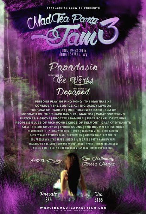 The Mad Tea Party Jam Announces 2014 Lineup | Grateful Web