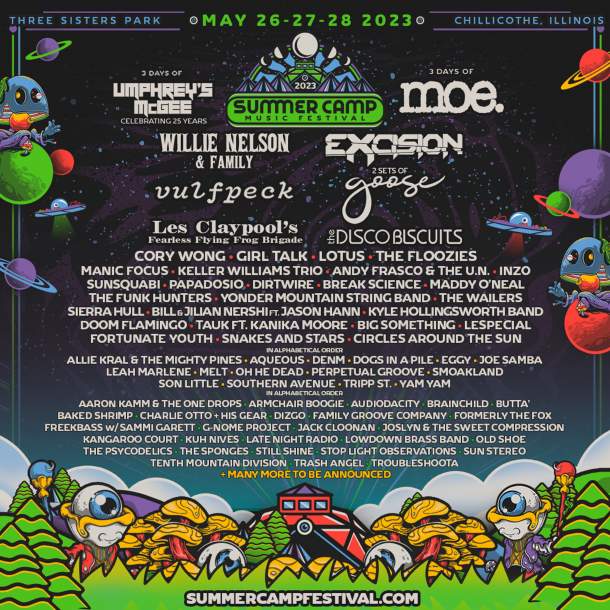 Summer Camp Music Festival Reveals Initial 2023 Lineup Grateful Web