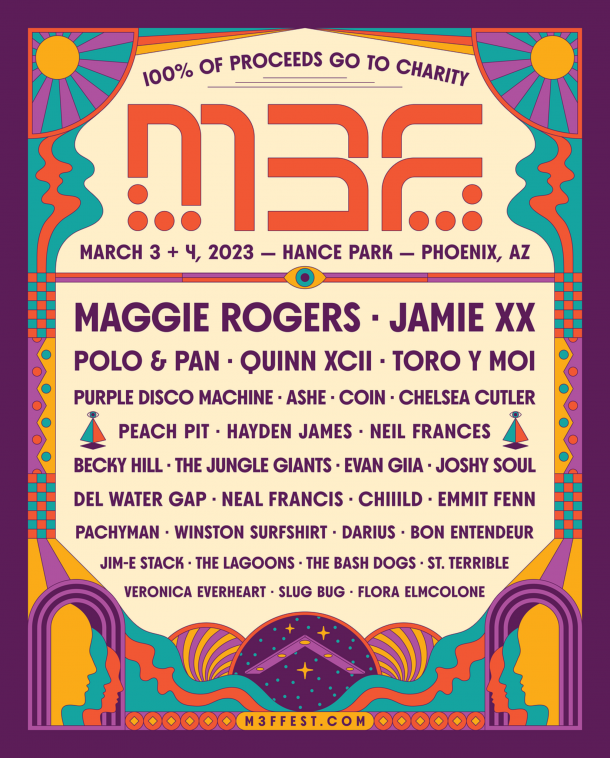 NonProfit Music Festival M3F Fest Announces 2023 Lineup and M3F Fund