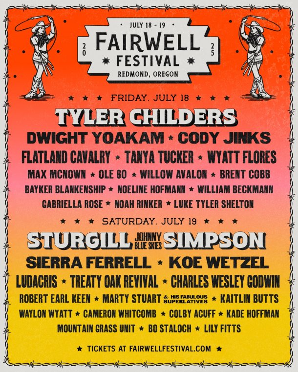 FAIRWELL FESTIVAL 2025 BRINGS TWO DAYS OF COUNTRY, ROOTS, AND PURE