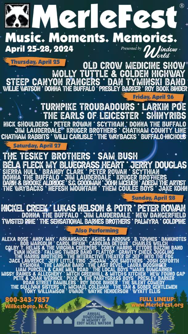 MerleFest Shares Full 2025 Lineup, Adds Molly Tuttle & Golden Highway