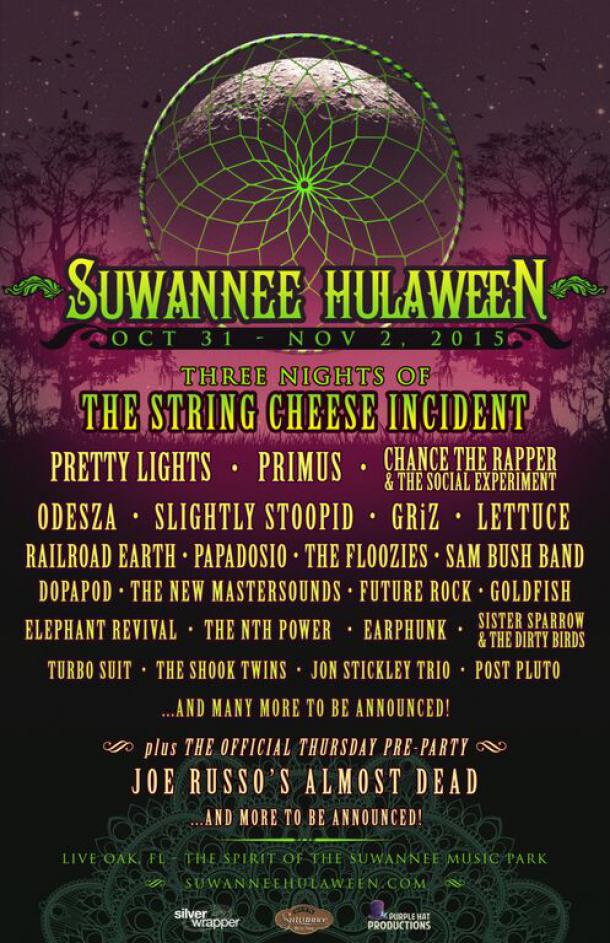 Suwannee Hulaween Announces Schedule Grateful Web