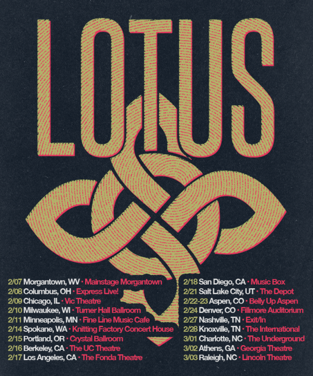 Lotus Announces 2018 Winter Tour Grateful Web