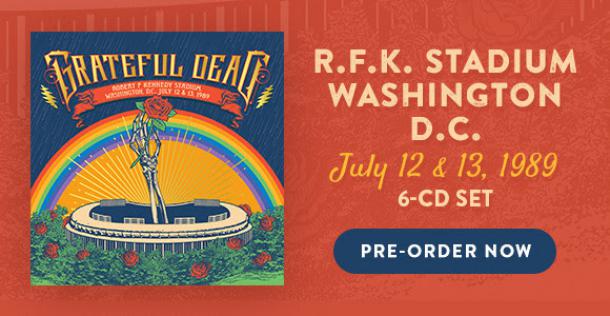 Introuducing RFK Stadium, July 12 & 13, '89 | Grateful Web