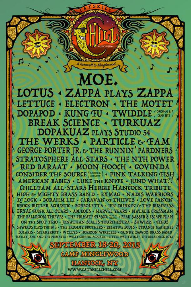 Catskill Chill Festival One Month Away! Grateful Web