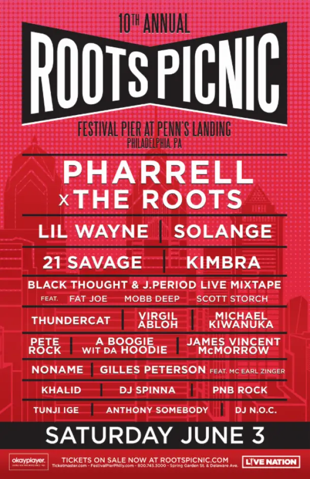 Roots Announce 10th Annual Roots Picnic Grateful Web