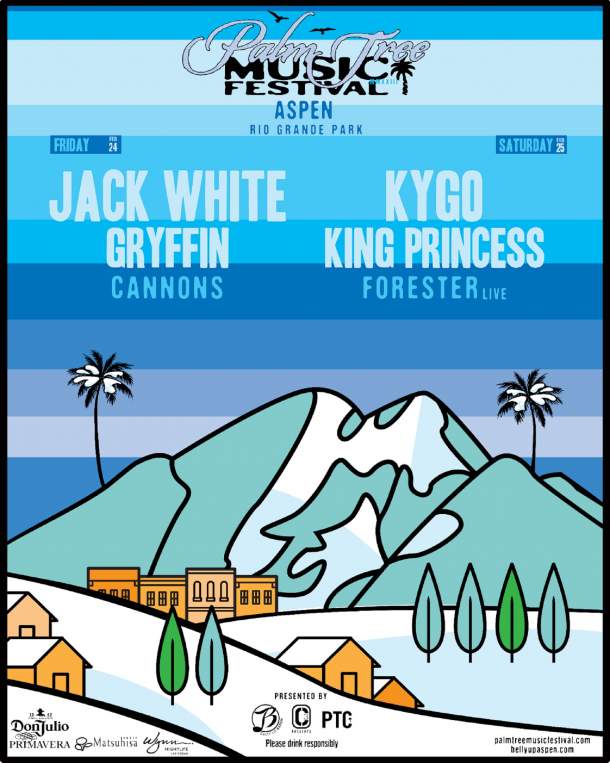 KYGO AND JACK WHITE TO HEADLINE INAUGURAL PALM TREE MUSIC FESTIVAL ASPEN