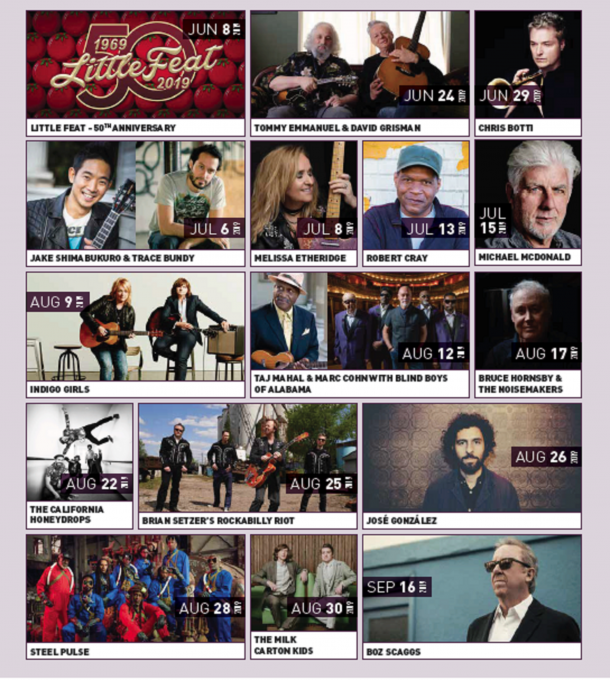 2019 CHAUTAUQUA SUMMER CONCERT SERIES Grateful Web