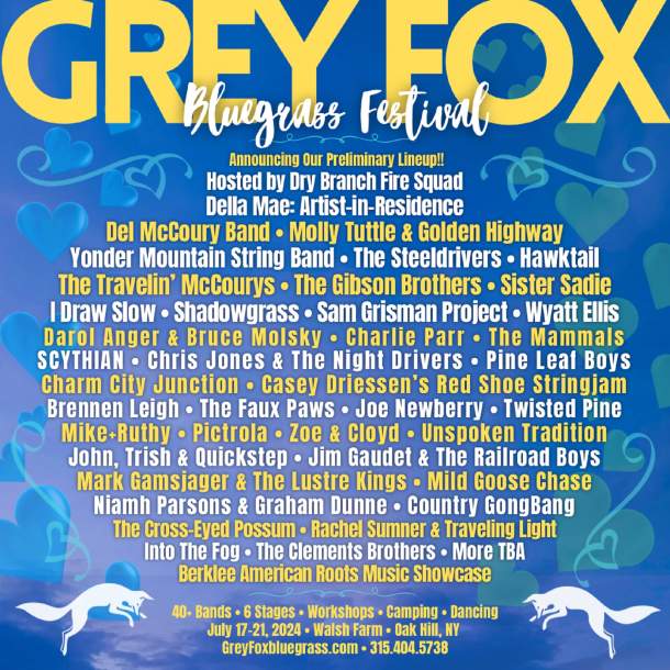 Grey Fox Bluegrass 2025