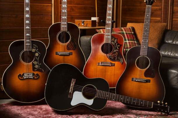 Gibson Custom Shop Murphy Lab Collection Unveils Five Iconic
