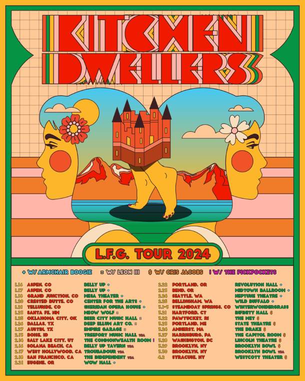 Kitchen Dwellers announce L.F.G. Tour 2024 Grateful Web