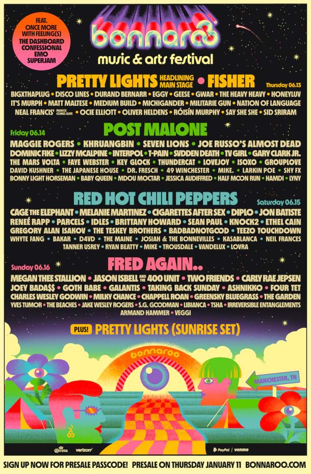 Bonnaroo announces 2024 lineup Grateful Web