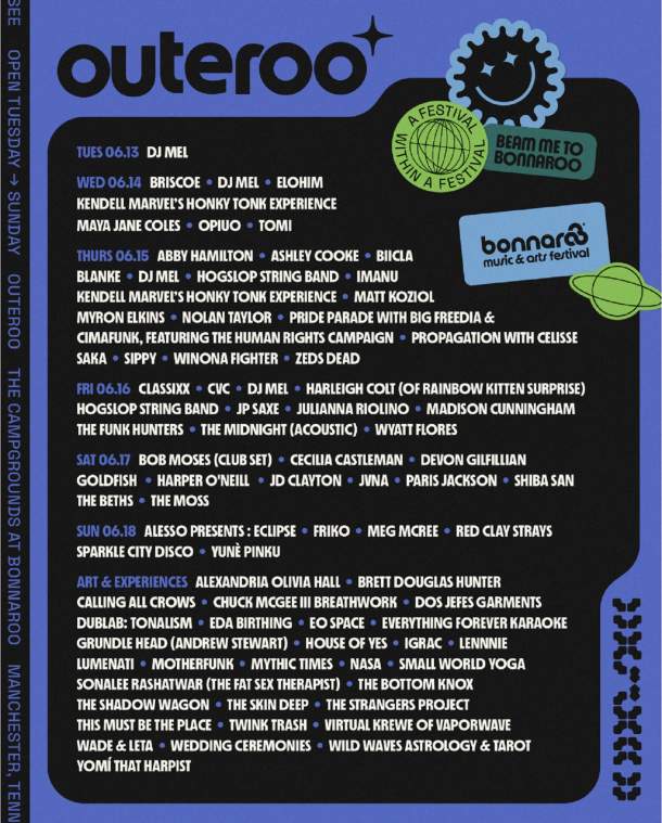 Bonnaroo unveils 2023 Camping Plaza lineup Grateful Web