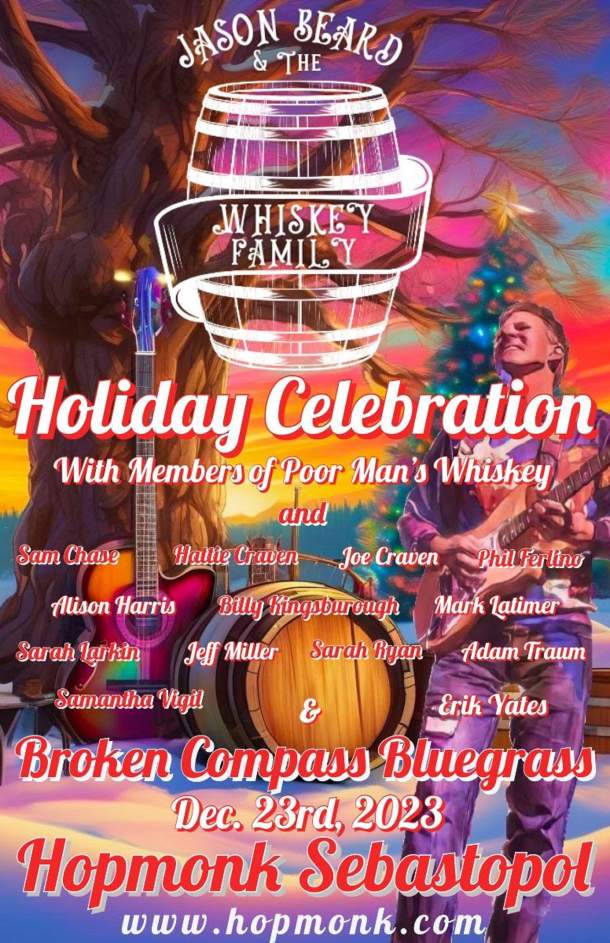 Jason Beard & The Whiskey Family A Special Holiday Jam at HopMonk