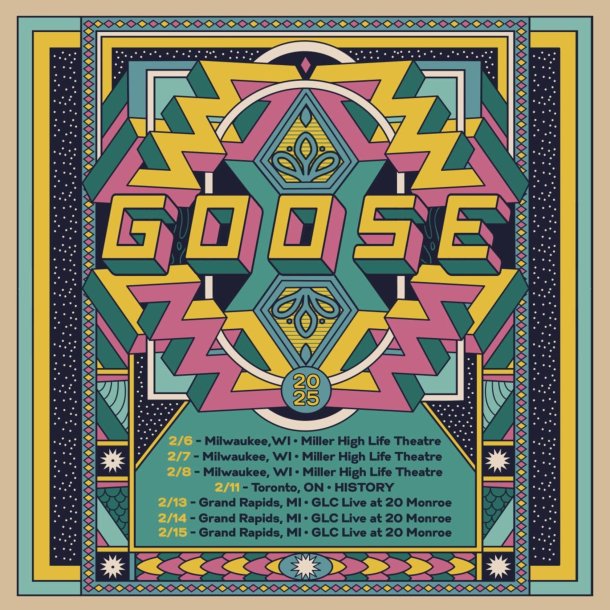 Goose Announce First North American Dates of 2025; FirstEver Canada