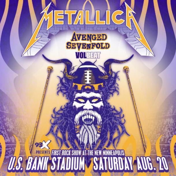 metallica tour minnesota