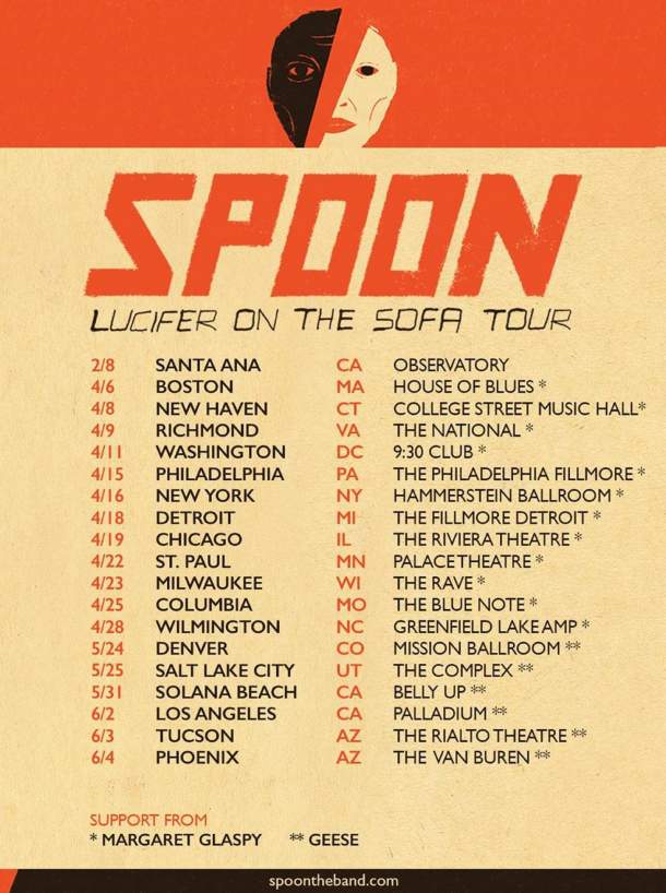 SPOON ANNOUNCES U.S. TOUR DATES SHOWS KICK OFF APRIL 6 Grateful Web