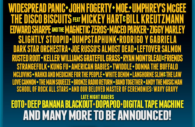 Gathering of the Vibes Music Announces Initial 2014 Line-Up